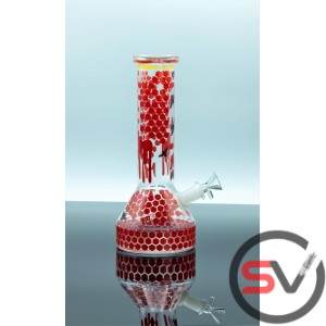 HONEYCOMB PATTERN GLASS BEAKER 10inch